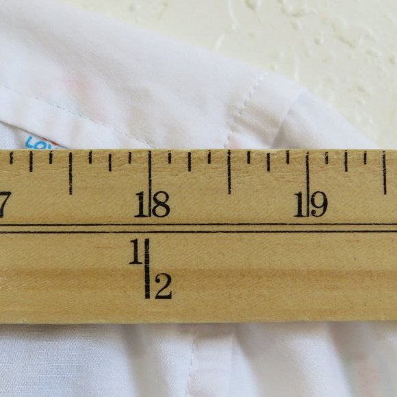 Apt. 9* Men's Short Sleeve‎ Button Down Curved Hem Rainbow Print Shirt~ Large - Picture 5 of 11